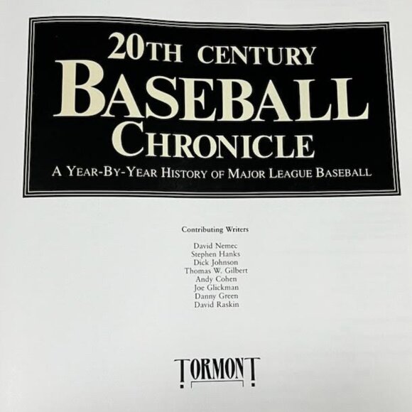 20th Century Baseball Chronicle Updated Year by Year History Major League - Picture 3 of 15
